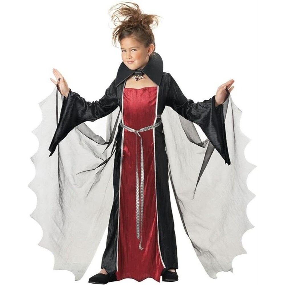 California Costumes Complete Vampire Girl Halloween Costume - Size XL 12/14 - Picture 4 of 8